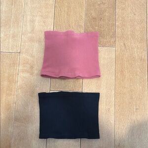 FREE PEOPLE RIBBED TUBE TOP SET